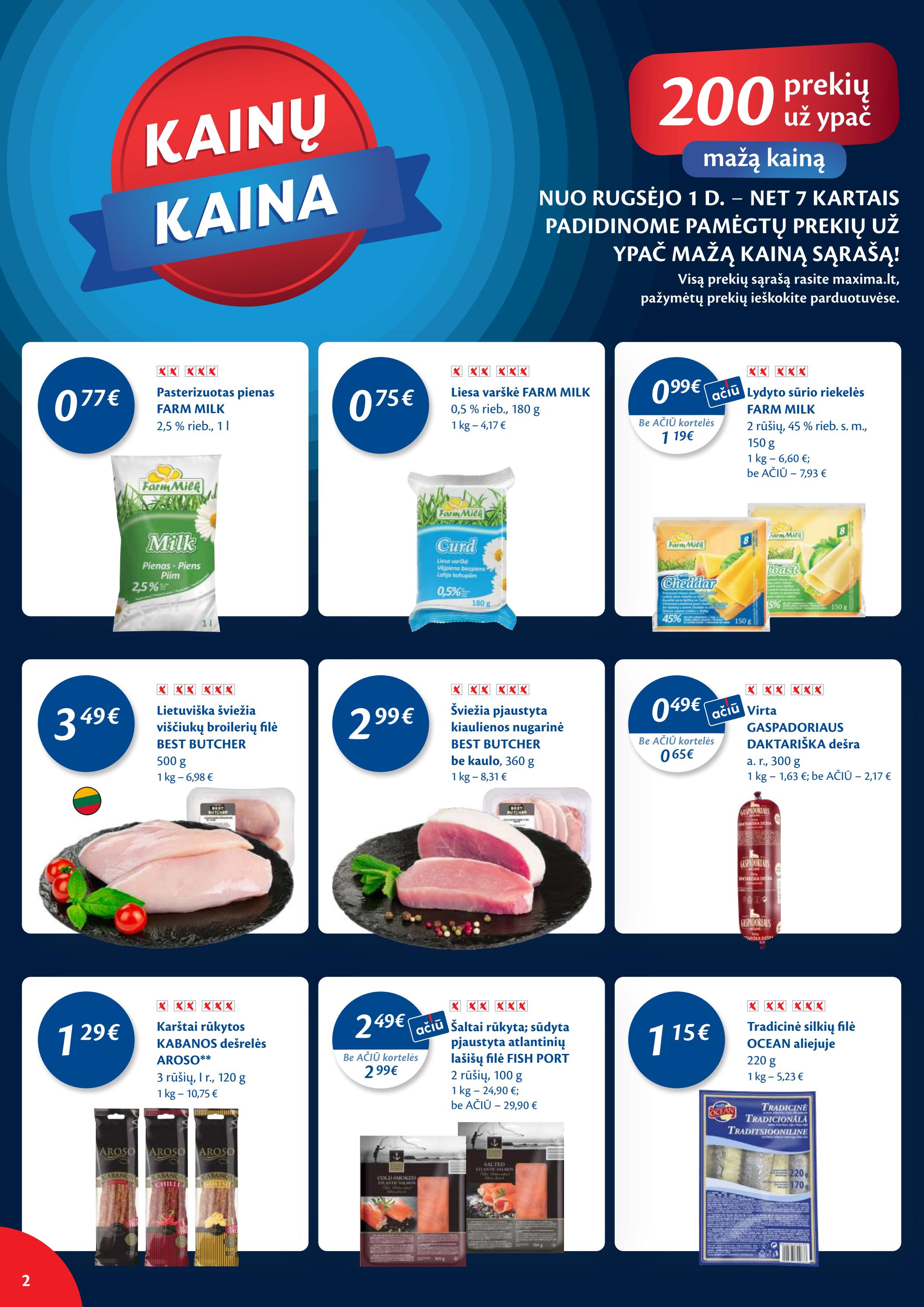 Maxima kaininis leidinys akcijos nuo 
  2022-09-27 iki 
  2022-10-03 | Leidinukas.lt puslapis 2