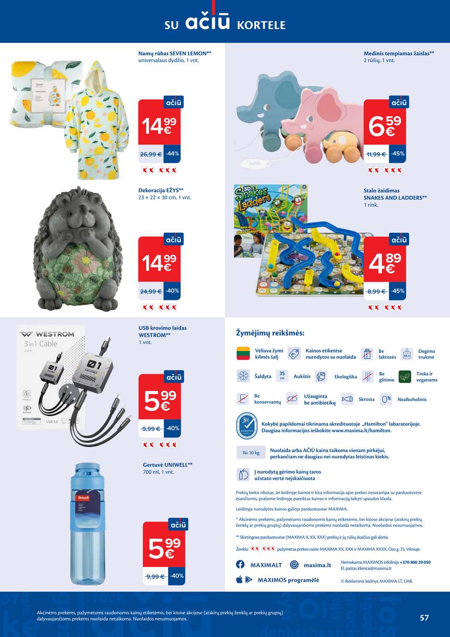 Maxima leidinys akcijos nuo 
  2026-04-21 iki 
  2026-04-27 | Leidinukas.lt puslapis 57