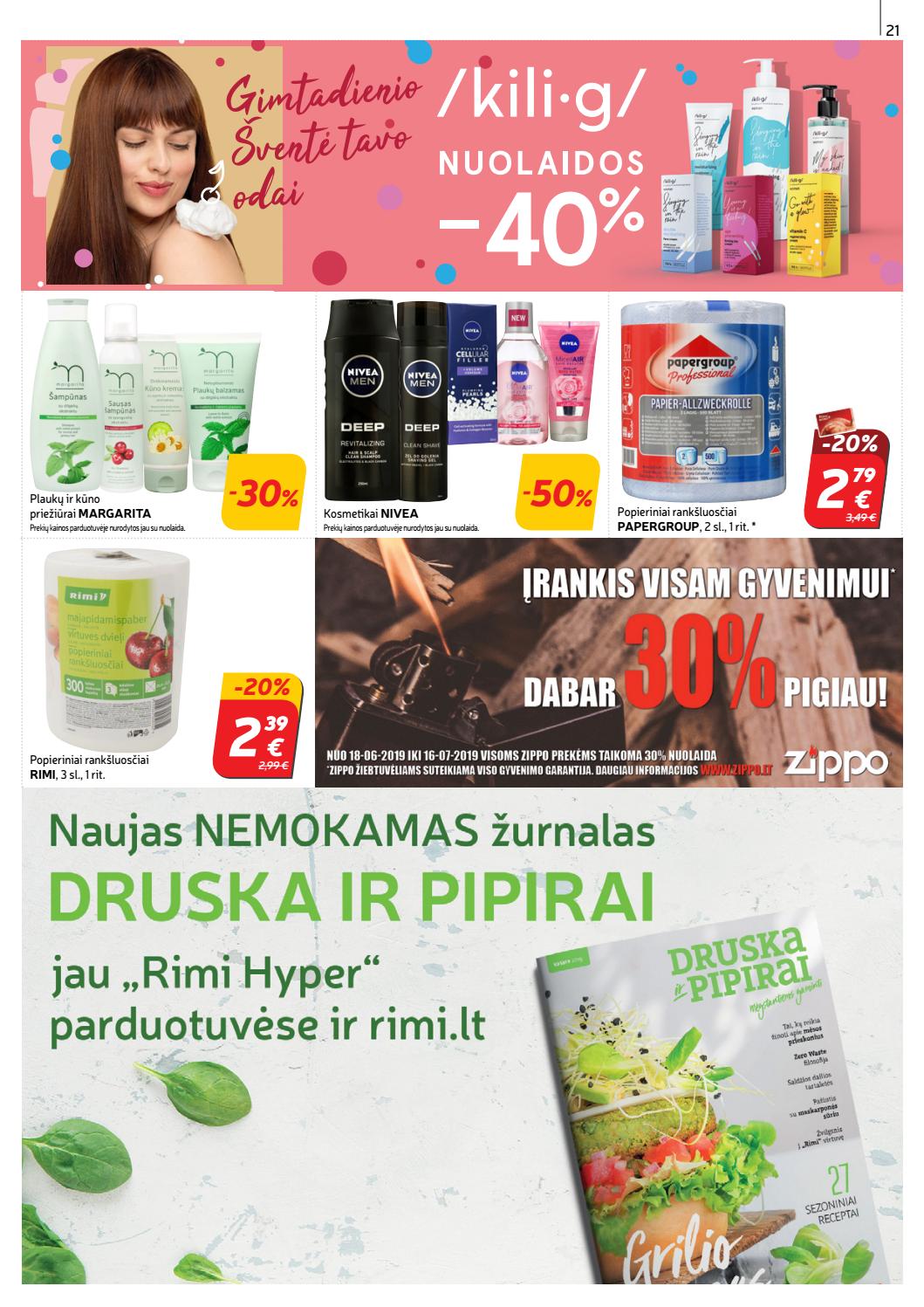 Rimi savaitinis leidinys akcijos nuo 
  2019-06-18 iki 
  2019-06-24 | Leidinukas.lt puslapis 21