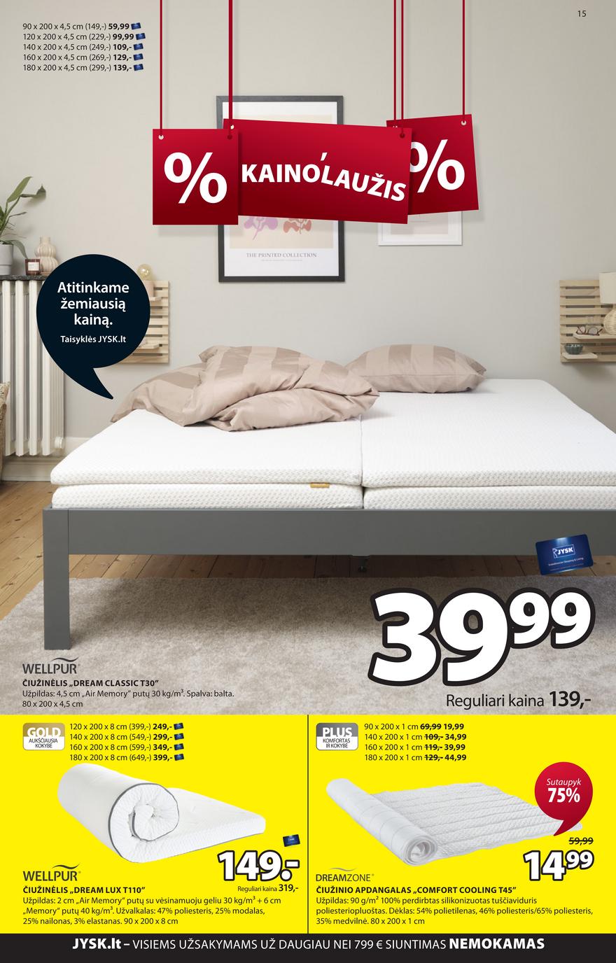 Jysk leidinys akcijos nuo 
  2023-08-01 iki 
  2023-08-07 | Leidinukas.lt puslapis 16