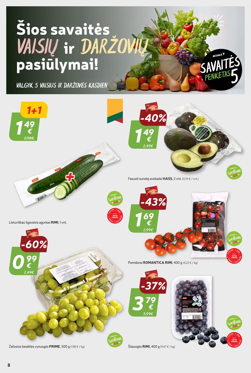 Rimi savaitinis leidinys akcijos nuo 
  2024-05-07 iki 
  2024-05-13 | Leidinukas.lt puslapis 8