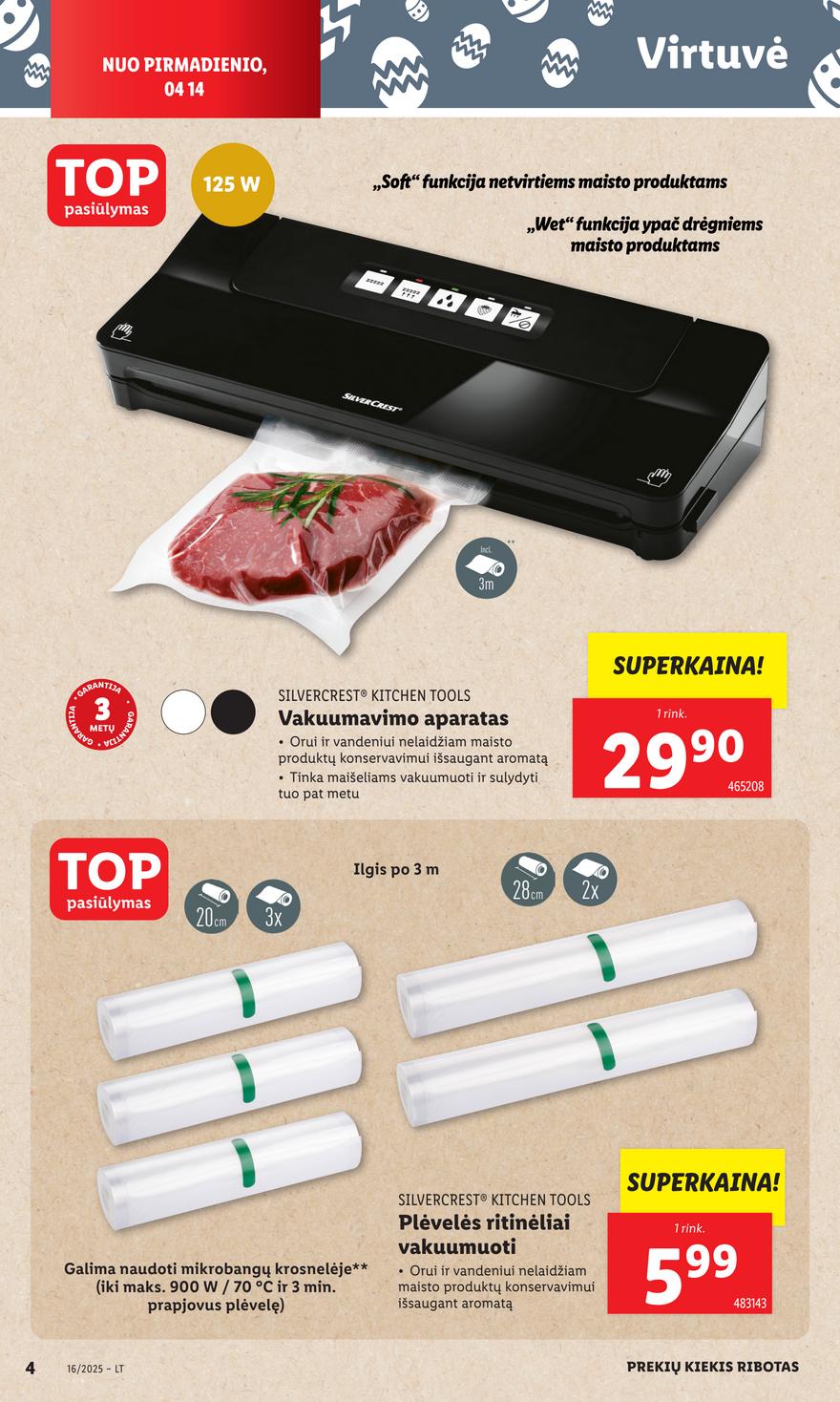 Lidl ne maisto leidinys akcijos nuo 
  2025-04-14 iki 
  2025-04-19 | Leidinukas.lt puslapis 4