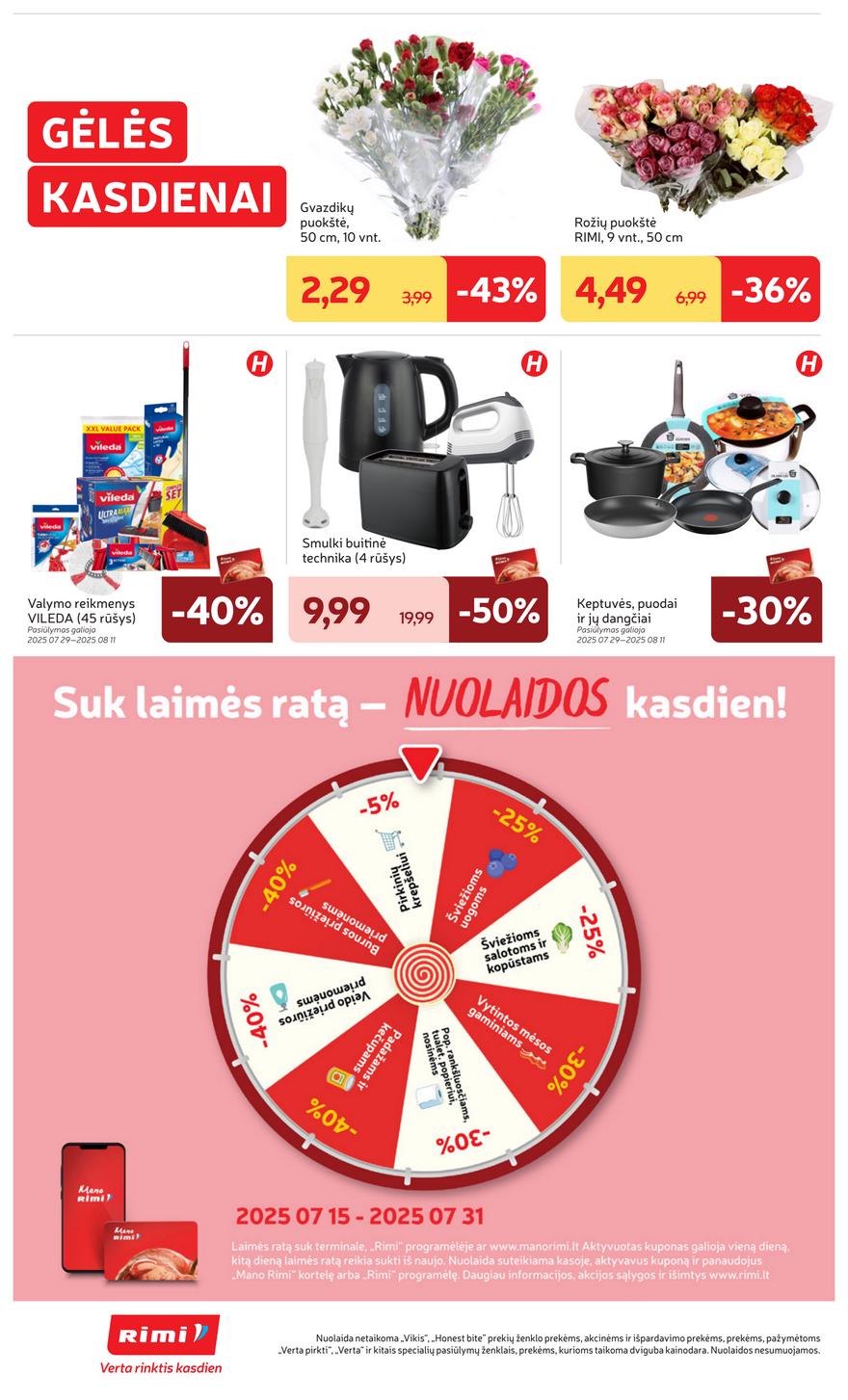 Rimi savaitinis leidinys  akcijos nuo 
  2025-07-29 iki 
  2025-08-04 | Leidinukas.lt puslapis 32