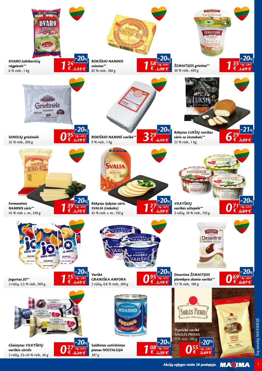 Maxima kaininis leidinys akcijos nuo 
  2019-07-02 iki 
  2019-07-08 | Leidinukas.lt puslapis 7