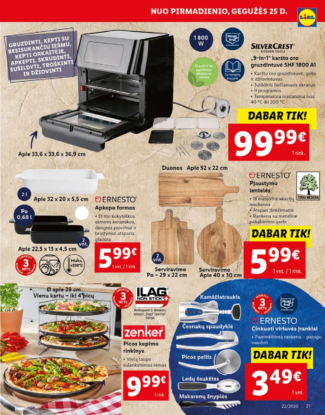 Lidl savaitinis leidinys akcijos nuo 
  2020-05-25 iki 
  2020-05-31 | Leidinukas.lt puslapis 21