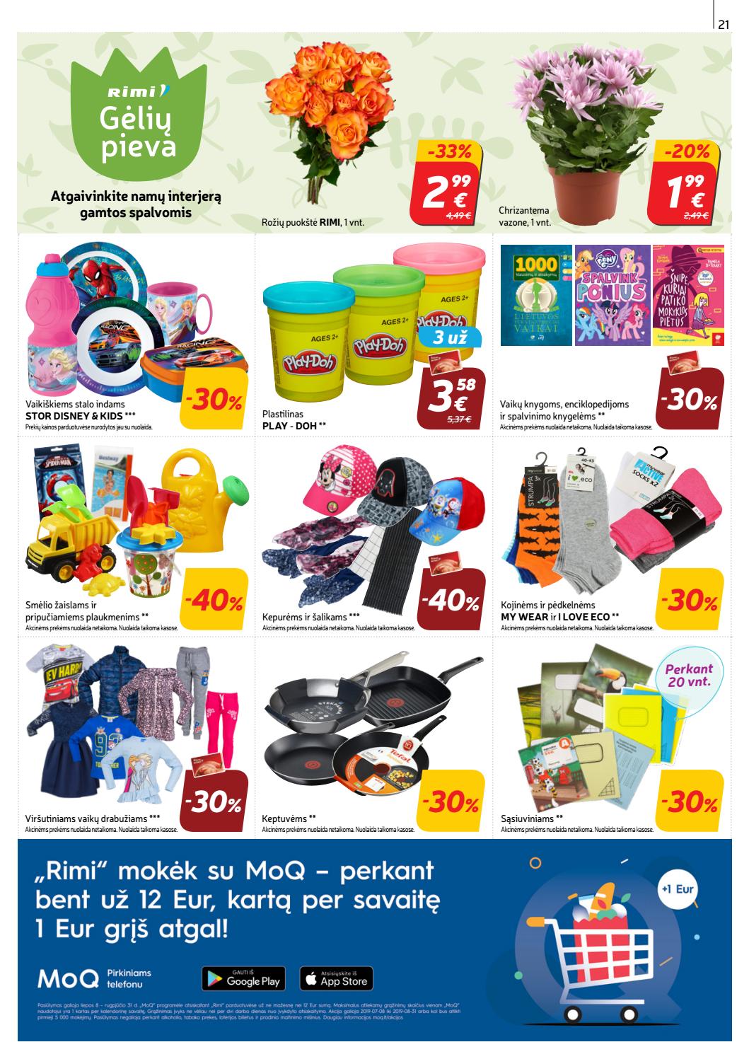 Rimi savaitinis leidinys akcijos nuo 
  2019-07-30 iki 
  2019-08-05 | Leidinukas.lt puslapis 21