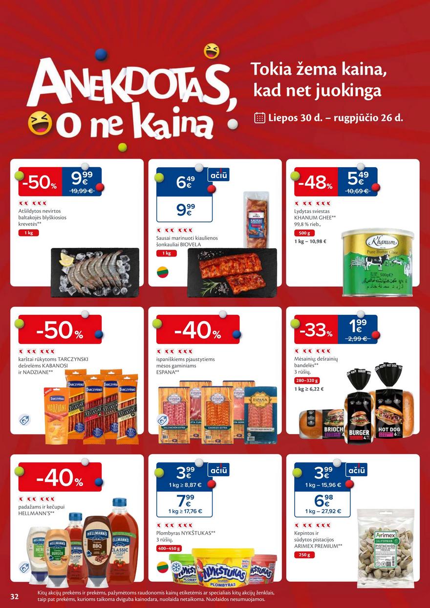 Maxima savaitinis leidinys 34 akcijos nuo 
  2024-08-20 iki 
  2024-08-26 | Leidinukas.lt puslapis 32