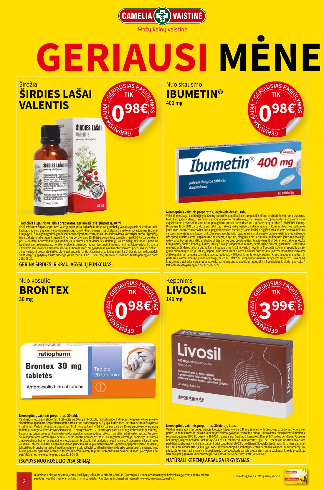 Camelia kovo leidinys. akcijos nuo 
  2021-03-01 iki 
  2021-03-31 | Leidinukas.lt puslapis 2