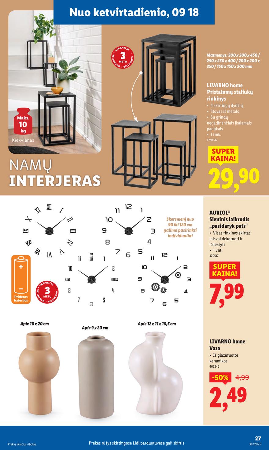 Lidl leidinys akcijos nuo 
  2025-09-15 iki 
  2025-09-21 | Leidinukas.lt puslapis 27