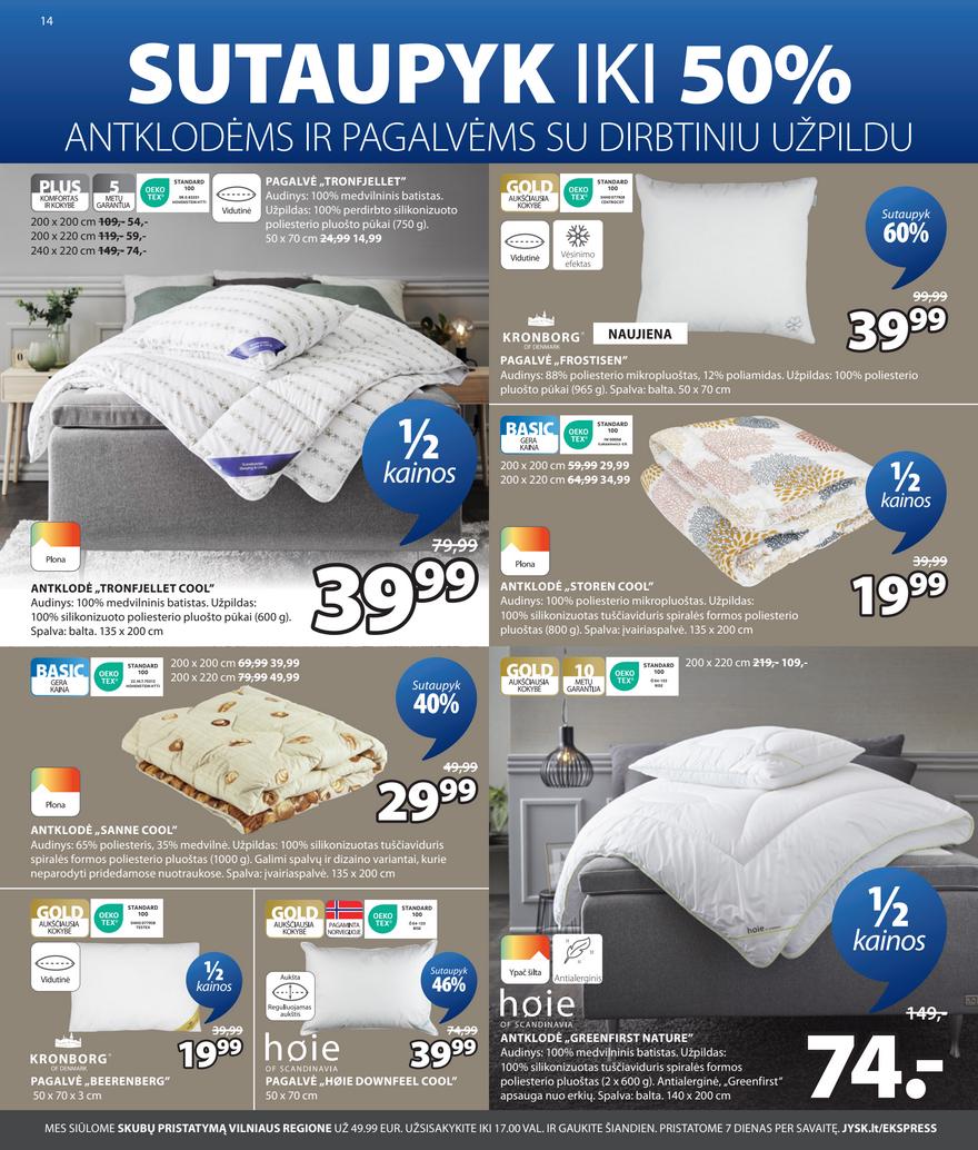 Jysk leidinys akcijos nuo 
  2025-08-26 iki 
  2025-09-09 | Leidinukas.lt puslapis 14