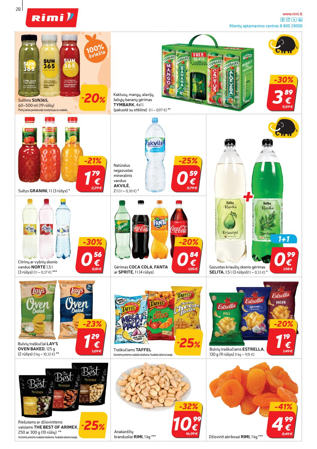 Rimi savaitinis leidinys akcijos nuo 
  2021-01-12 iki 
  2021-01-18 | Leidinukas.lt puslapis 20