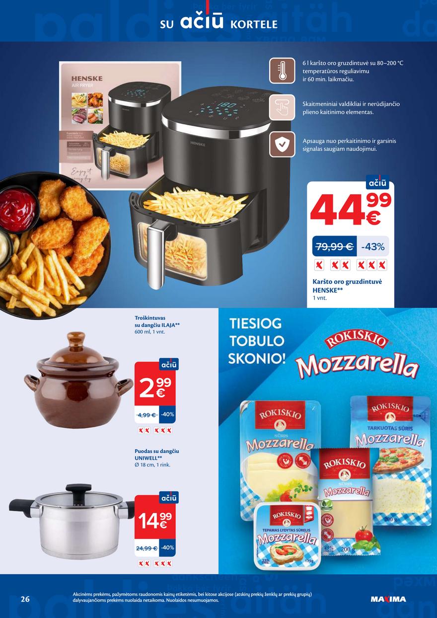 Maxima leidinys akcijos nuo 
  2026-03-03 iki 
  2026-03-09 | Leidinukas.lt puslapis 26