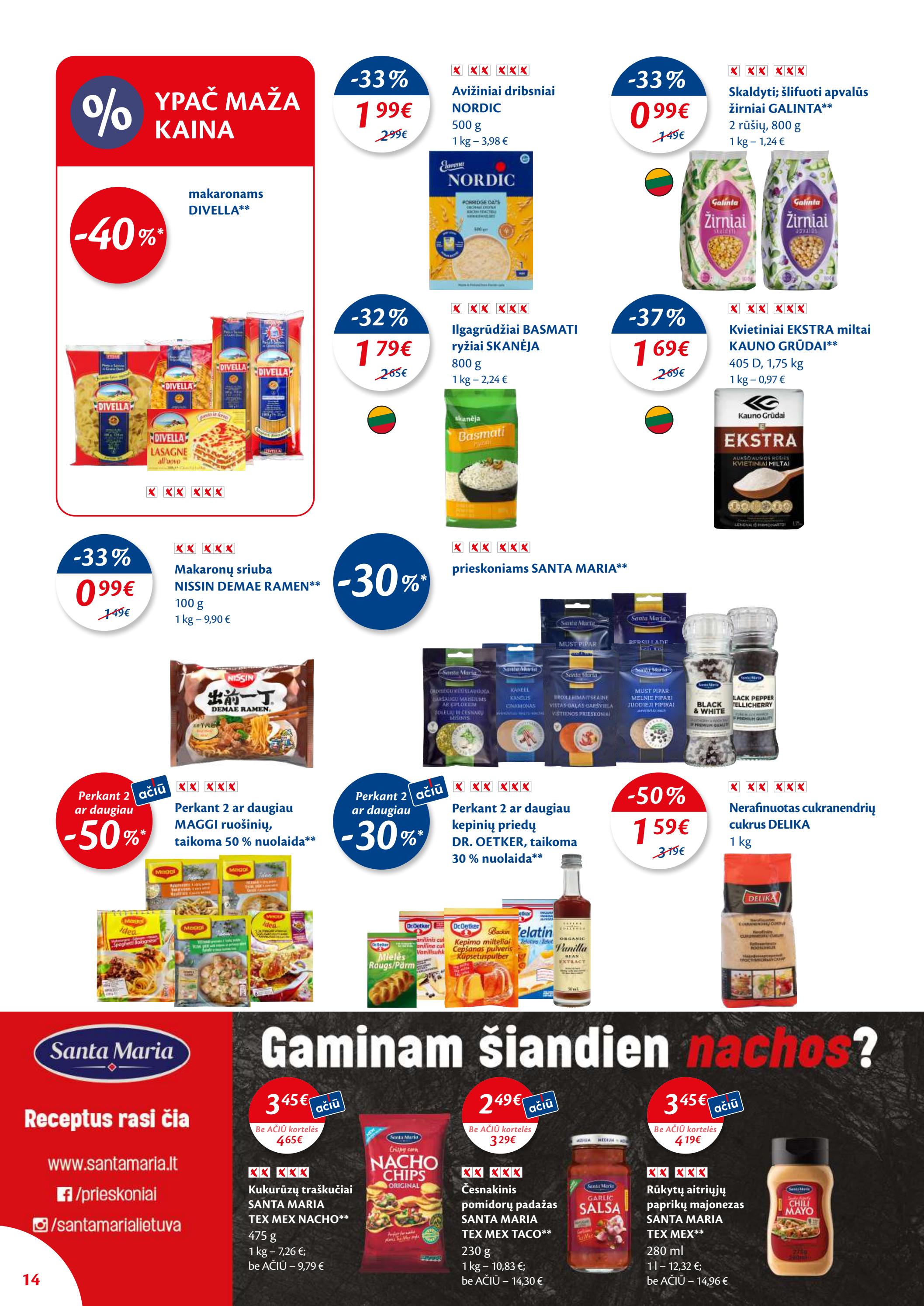 Maxima kaininis leidinys akcijos nuo 
  2023-01-24 iki 
  2023-01-30 | Leidinukas.lt puslapis 14