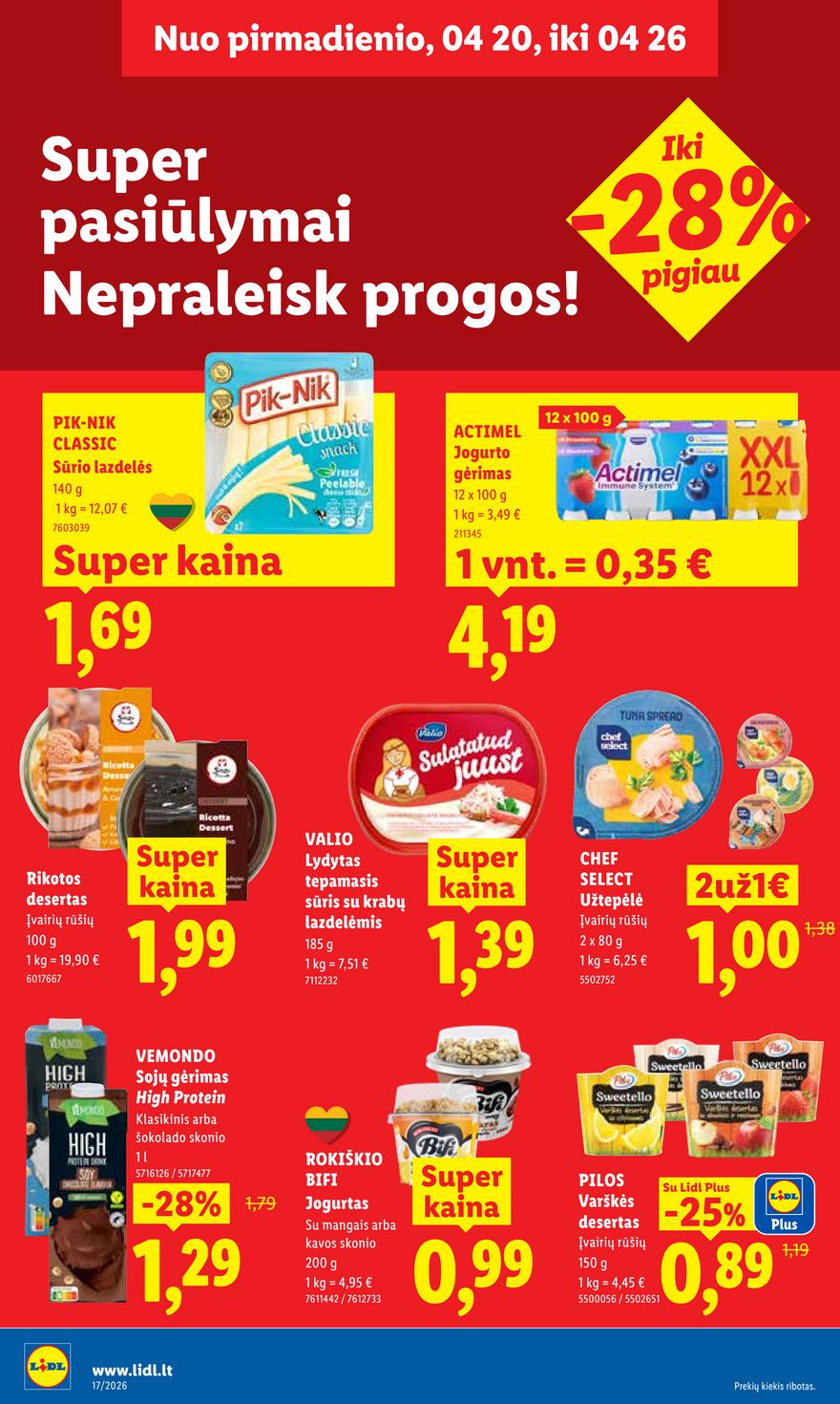 Lidl leidinys akcijos nuo 
  2026-04-20 iki 
  2026-04-26 | Leidinukas.lt puslapis 12