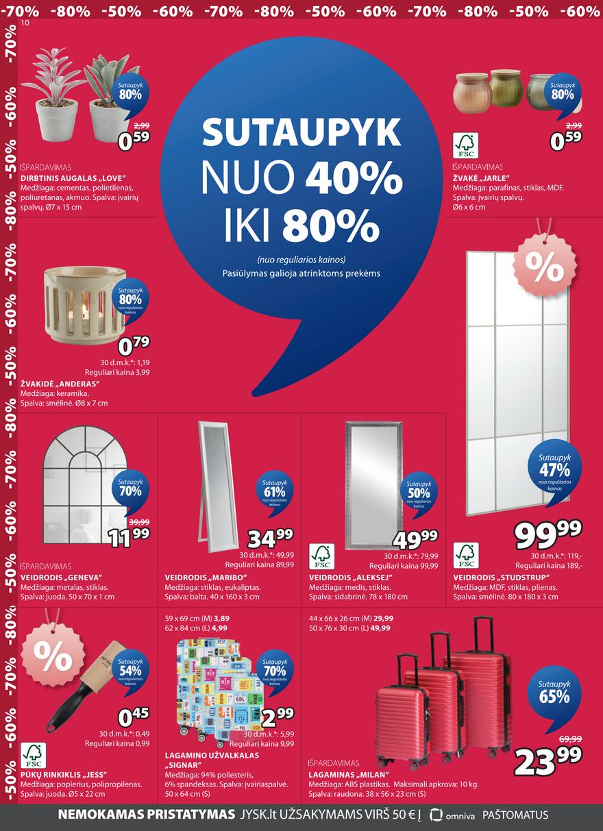 Jysk leidinys akcijos nuo 
  2026-07-14 iki 
  2026-07-27 | Leidinukas.lt puslapis 10