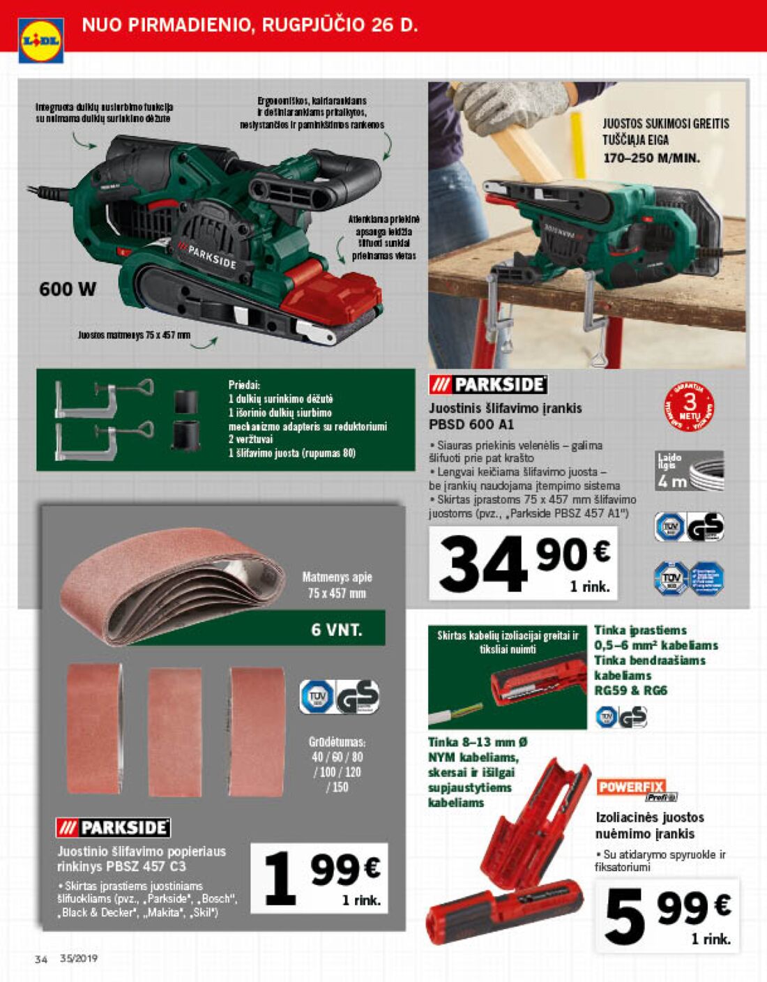 Lidl savaitinis leidinys akcijos nuo 
  2019-08-26 iki 
  2019-09-01 | Leidinukas.lt puslapis 34