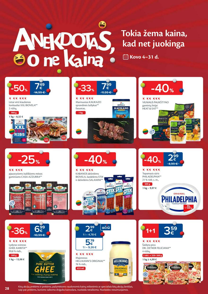 Maxima savaitinis leidinys 13 akcijos nuo
2025-03-25 iki
2025-03-31 | Leidinukas.lt puslapis 28