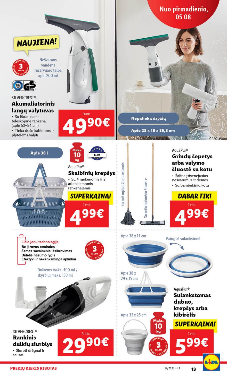 Ldil ne maisto prekių pasiūlymai akcijos nuo 
  2023-05-08 iki 
  2023-05-14 | Leidinukas.lt puslapis 13
