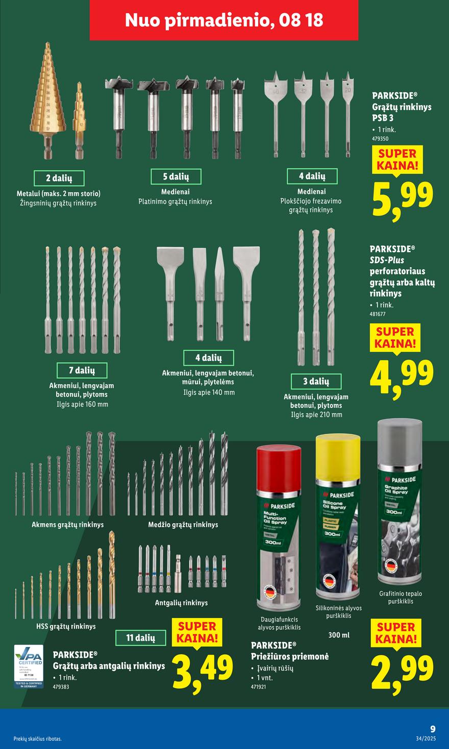 Lidl leidinys akcijos nuo 
  2025-08-18 iki 
  2025-08-24 | Leidinukas.lt puslapis 9