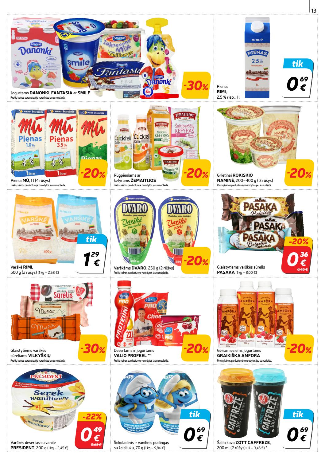 Rimi savaitinis leidinys akcijos nuo 
  2019-07-30 iki 
  2019-08-05 | Leidinukas.lt puslapis 13