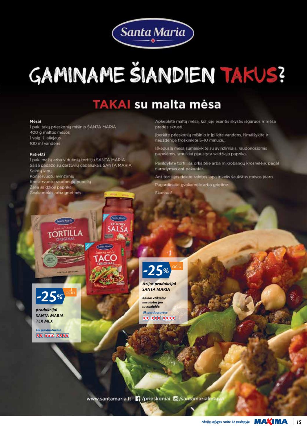 Maxima kaininis leidinys akcijos nuo 
  2020-10-13 iki 
  2020-10-19 | Leidinukas.lt puslapis 15