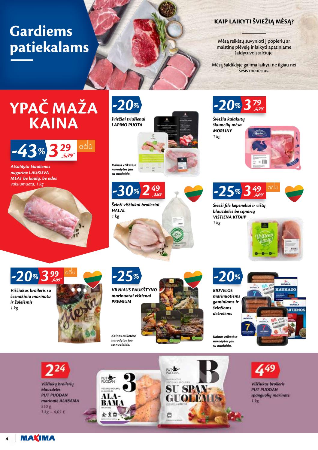 Maxima kaininis leidinys akcijos nuo 
  2020-03-17 iki 
  2020-03-23 | Leidinukas.lt puslapis 4