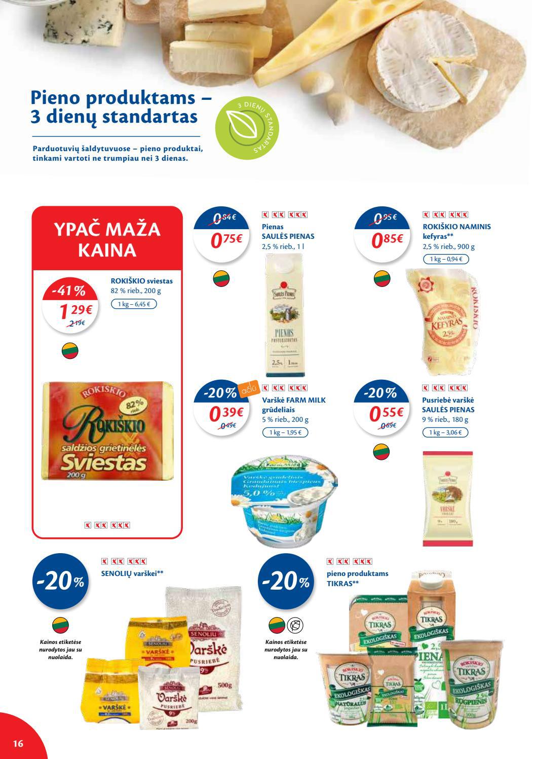 Maxima kaininis leidinys akcijos nuo 
  2021-08-31 iki 
  2021-09-06 | Leidinukas.lt puslapis 16