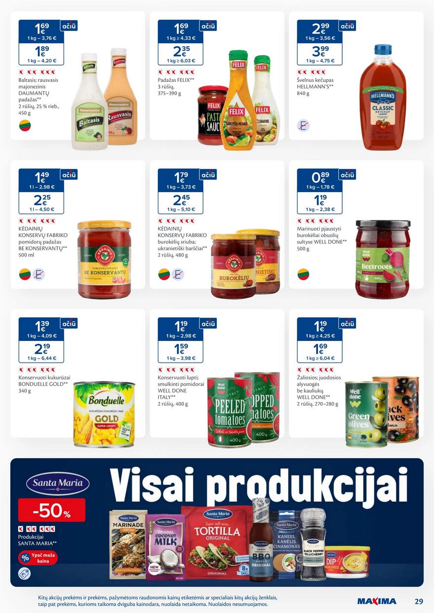 Maxima savaitinis leidinys 19 akcijos nuo 
  2025-05-06 iki 
  2025-05-12 | Leidinukas.lt puslapis 29