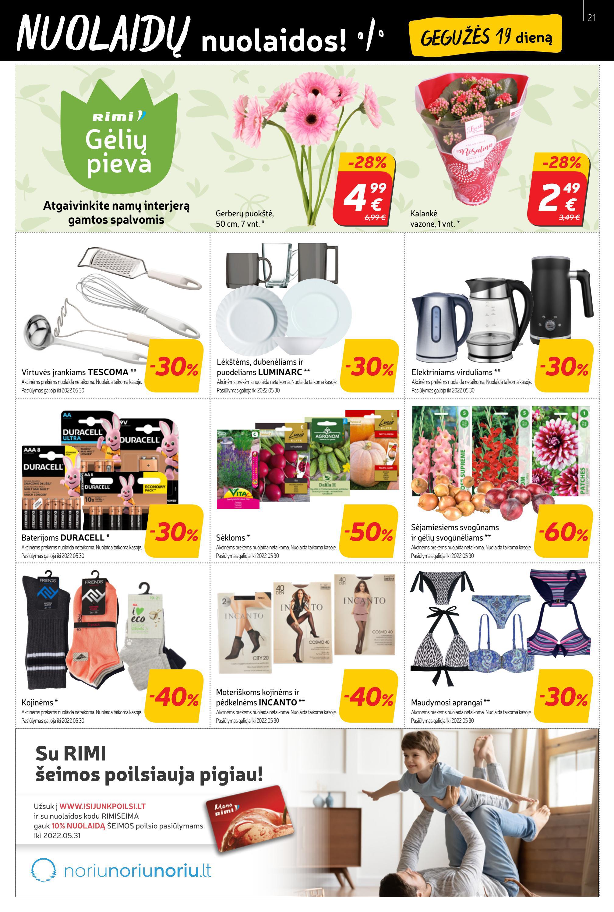 Rimi savaitinis leidinys akcijos nuo 
  2022-05-17 iki 
  2022-05-23 | Leidinukas.lt puslapis 21