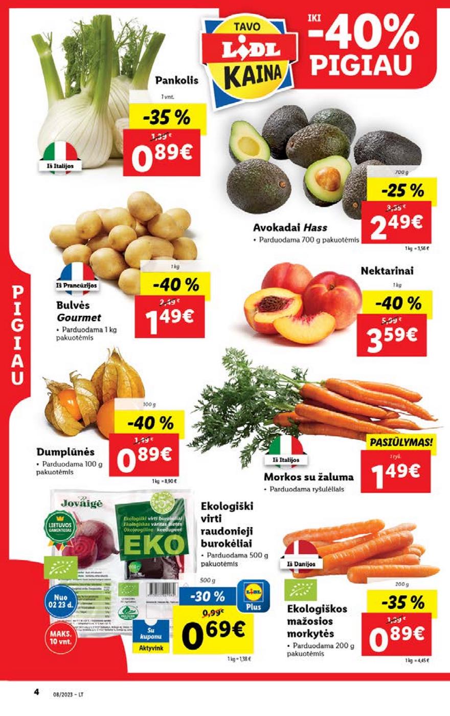 Lidl pasiūlymai akcijos nuo 
  2023-02-20 iki 
  2023-02-26 | Leidinukas.lt puslapis 4