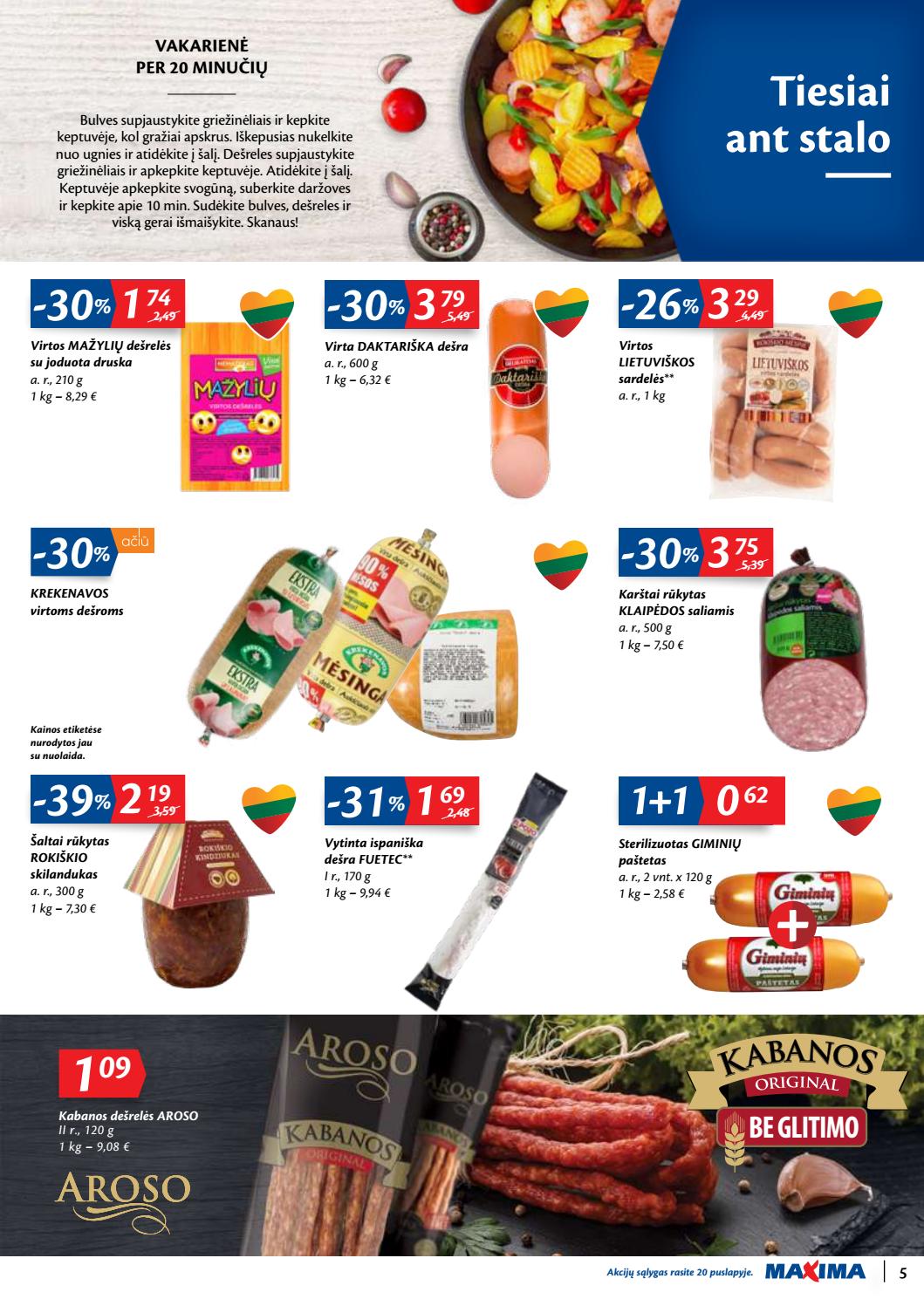 Maxima kaininis leidinys akcijos nuo 
  2020-03-03 iki 
  2020-03-09 | Leidinukas.lt puslapis 5
