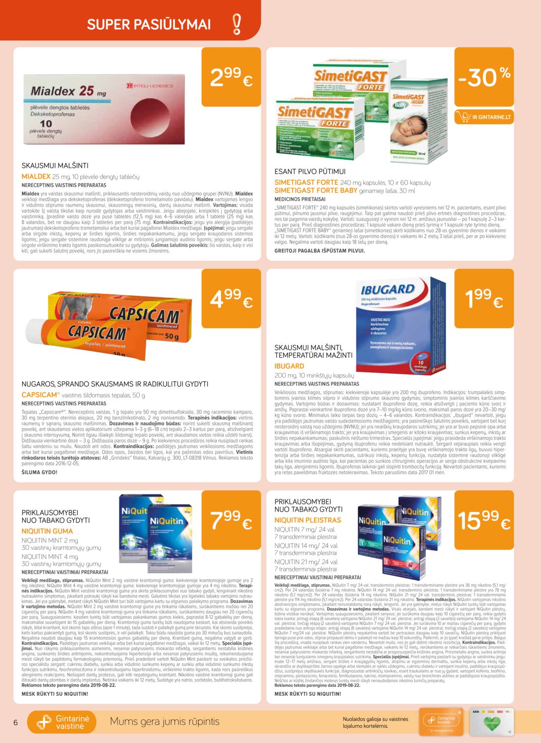 Gintarinė vaistinė leidinys akcijos nuo 
  2019-12-01 iki 
  2019-12-31 | Leidinukas.lt puslapis 6