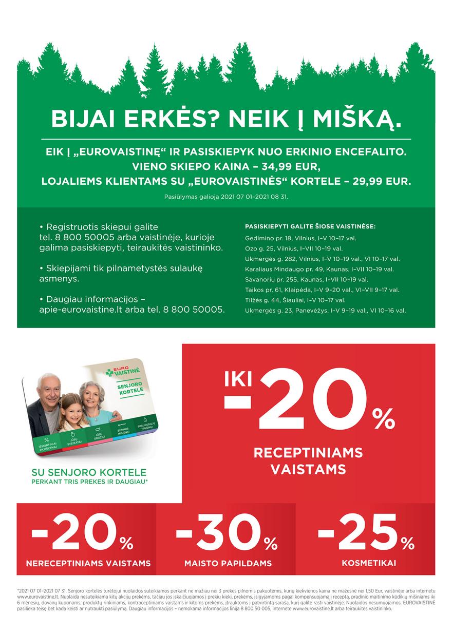 Euro vaistinė leidinys akcijos nuo 
  2021-07-01 iki 
  2021-07-31 | Leidinukas.lt puslapis 32