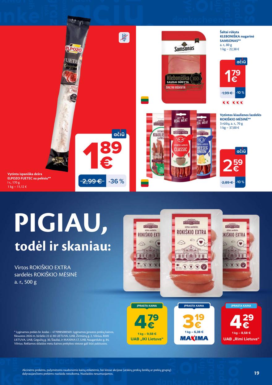Maxima leidinys akcijos nuo 
  2026-06-30 iki 
  2026-07-06 | Leidinukas.lt puslapis 19