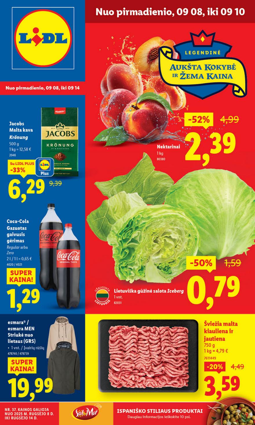 Lidl leidinys akcijos nuo 
  2025-09-08 iki 
  2025-09-14 | Leidinukas.lt puslapis 1