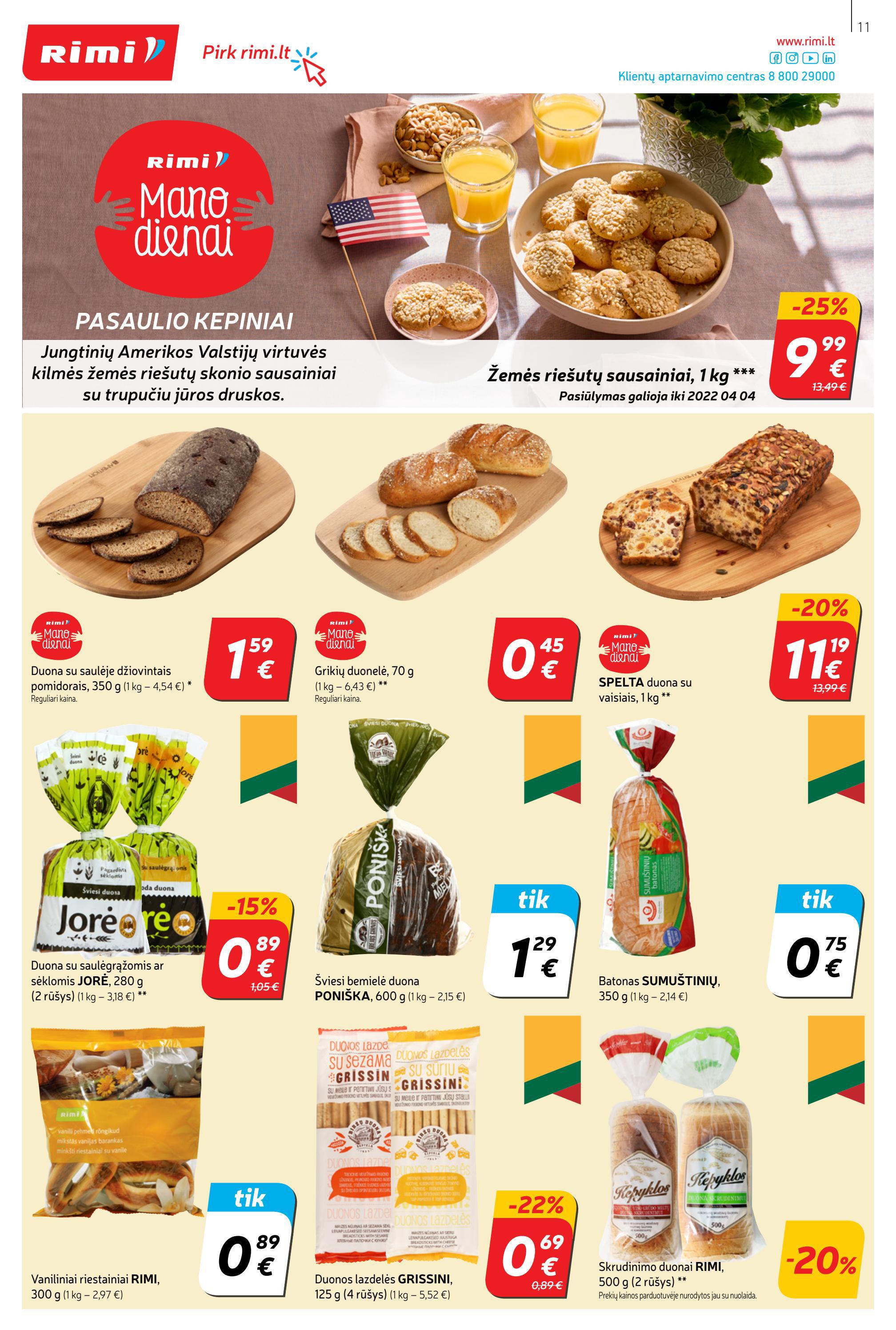 Rimi savaitinis leidinys akcijos nuo 
  2022-03-22 iki 
  2022-03-28 | Leidinukas.lt puslapis 11