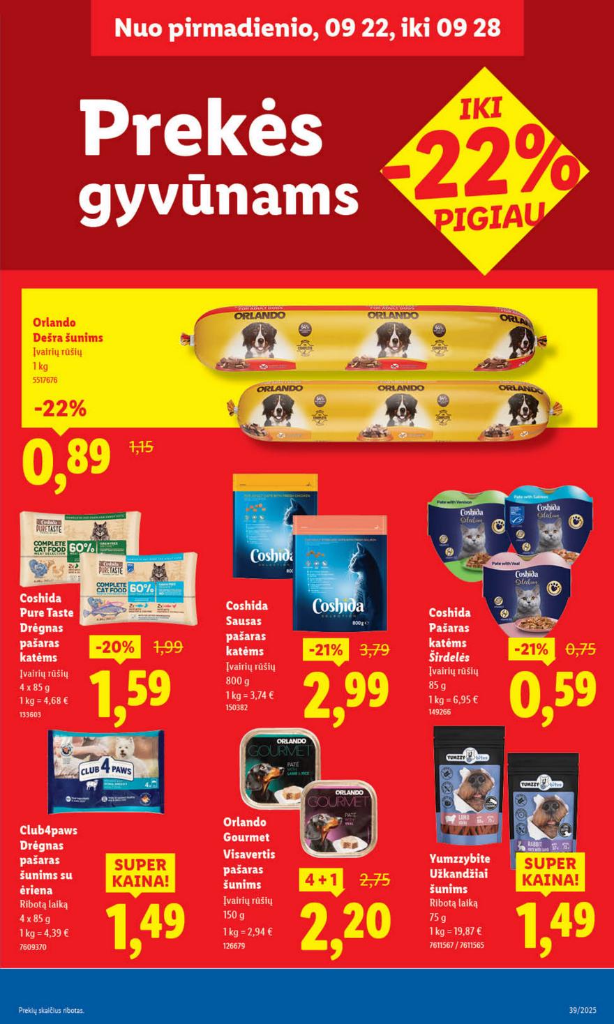 Lidl leidinys naujas akcijos nuo 
  2025-09-22 iki 
  2025-09-28 | Leidinukas.lt puslapis 39