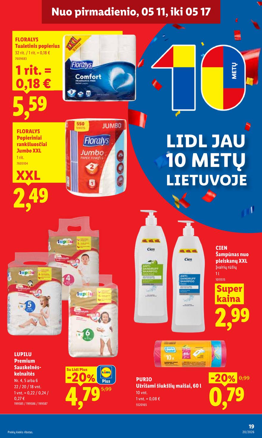 Lidl leidinys akcijos nuo 
  2026-05-11 iki 
  2026-05-17 | Leidinukas.lt puslapis 19