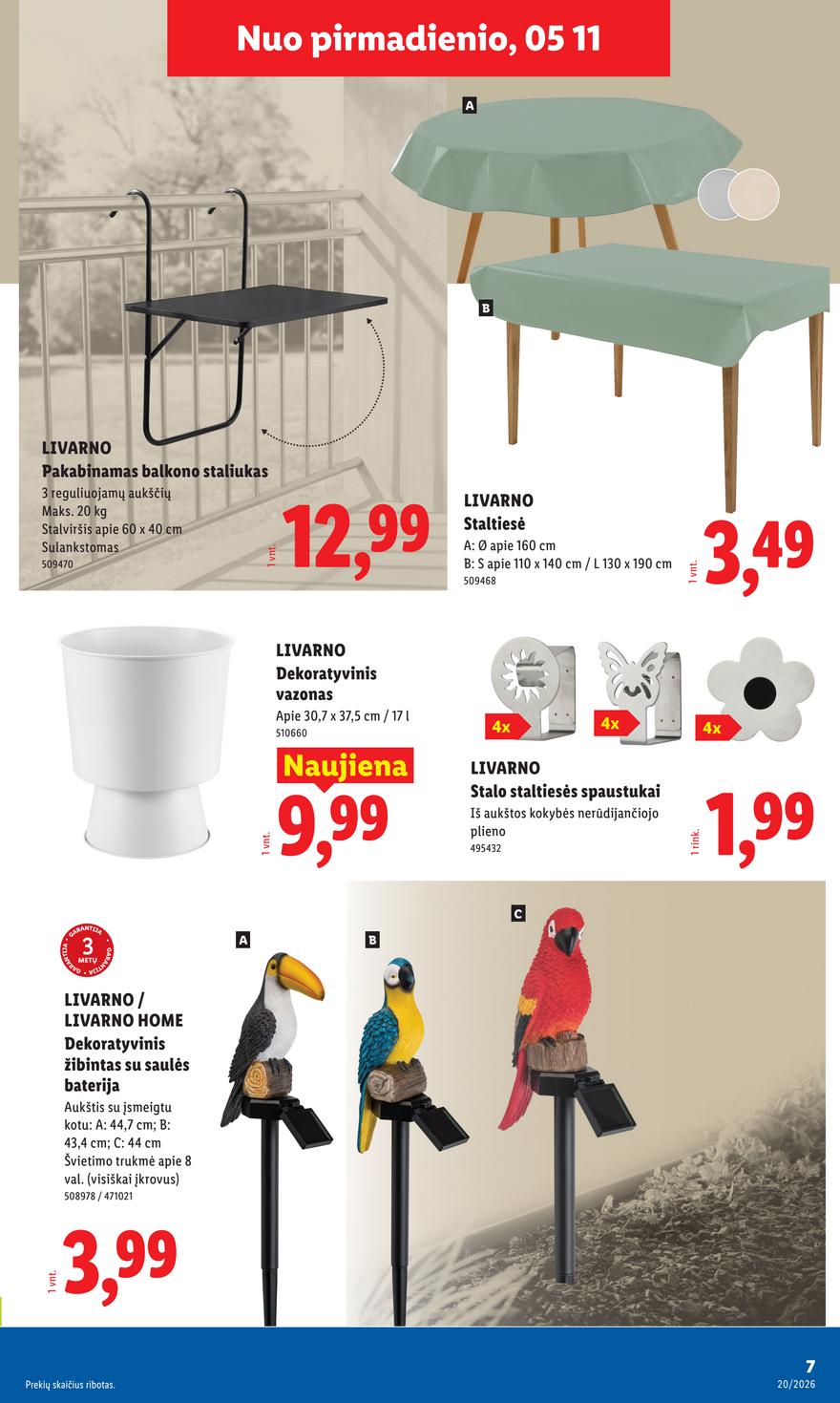 Lidl leidinys akcijos nuo 
  2026-05-11 iki 
  2026-05-17 | Leidinukas.lt puslapis 7