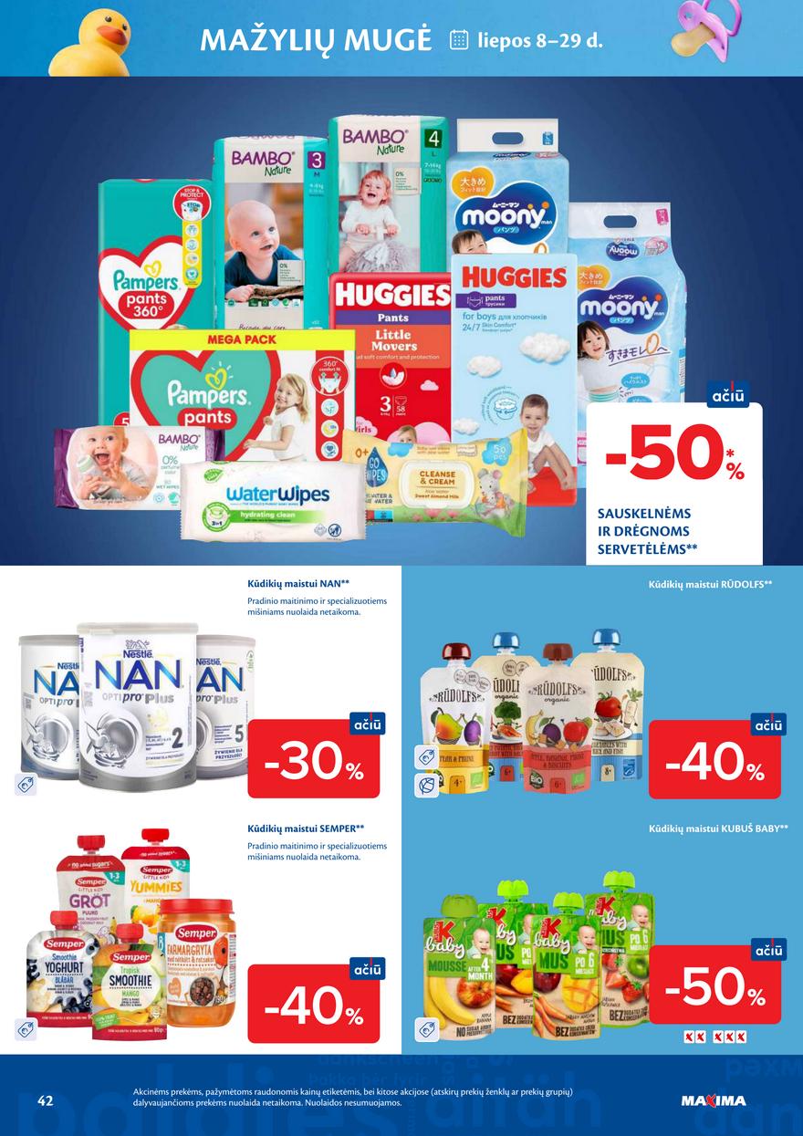 Maxima leidinys akcijos nuo 
  2026-07-21 iki 
  2026-07-27 | Leidinukas.lt puslapis 42