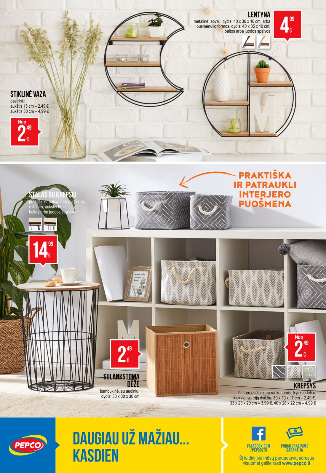 Pepco leidinys akcijos nuo 
  2019-08-29 iki 
  2019-09-11 | Leidinukas.lt puslapis 8