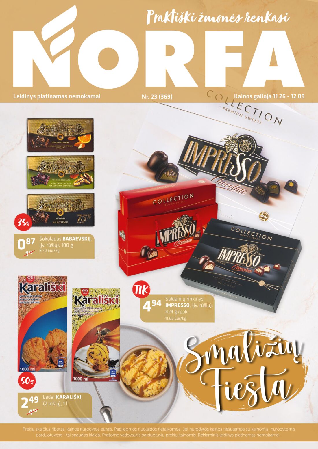 Norfa kaininis leidinys akcijos nuo 
  2020-11-26 iki 
  2020-12-09 | Leidinukas.lt puslapis 1