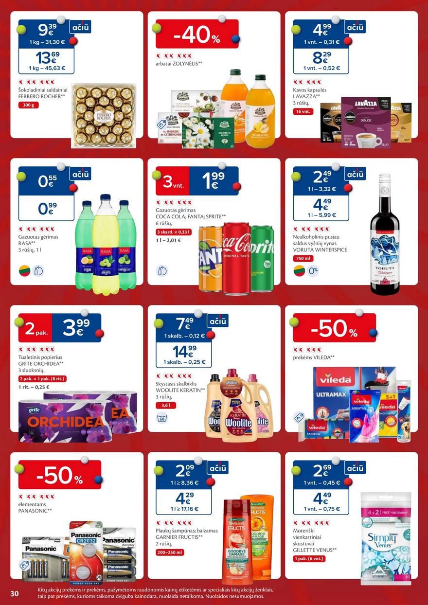 Maxima savaitinis leidinys 47 akcijos nuo
2024-11-19 iki
2024-11-25 | Leidinukas.lt puslapis 30