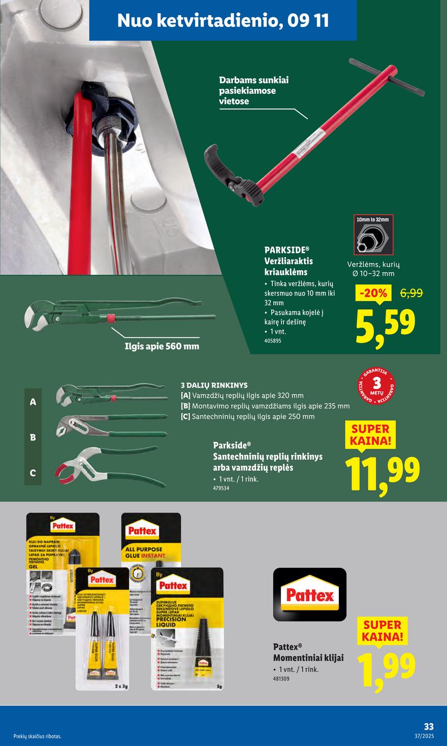 Lidl leidinys akcijos nuo 
  2025-09-08 iki 
  2025-09-14 | Leidinukas.lt puslapis 33