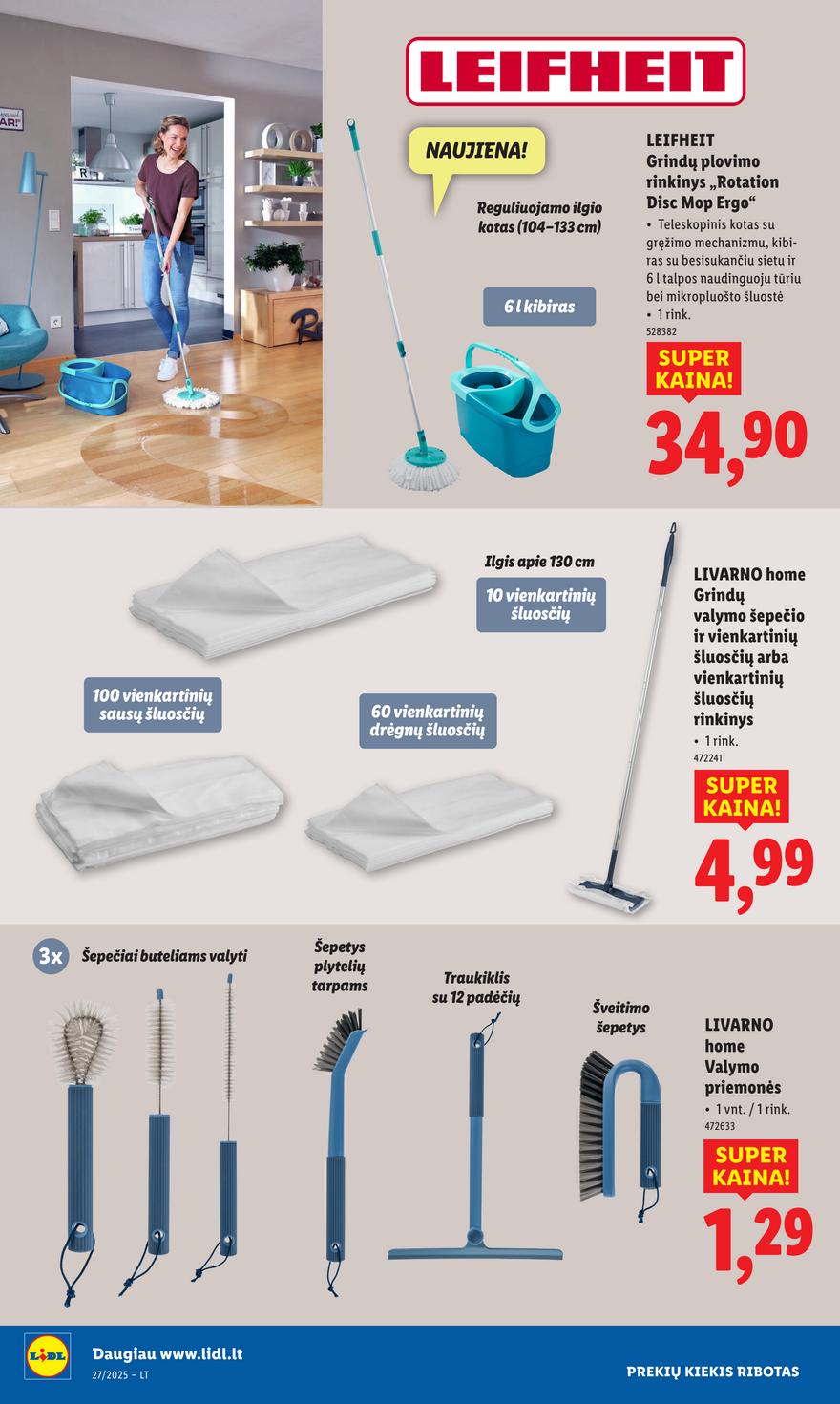 Lidl ne maisto leidinys akcijos nuo 
  2025-06-30 iki 
  2025-07-06 | Leidinukas.lt puslapis 6