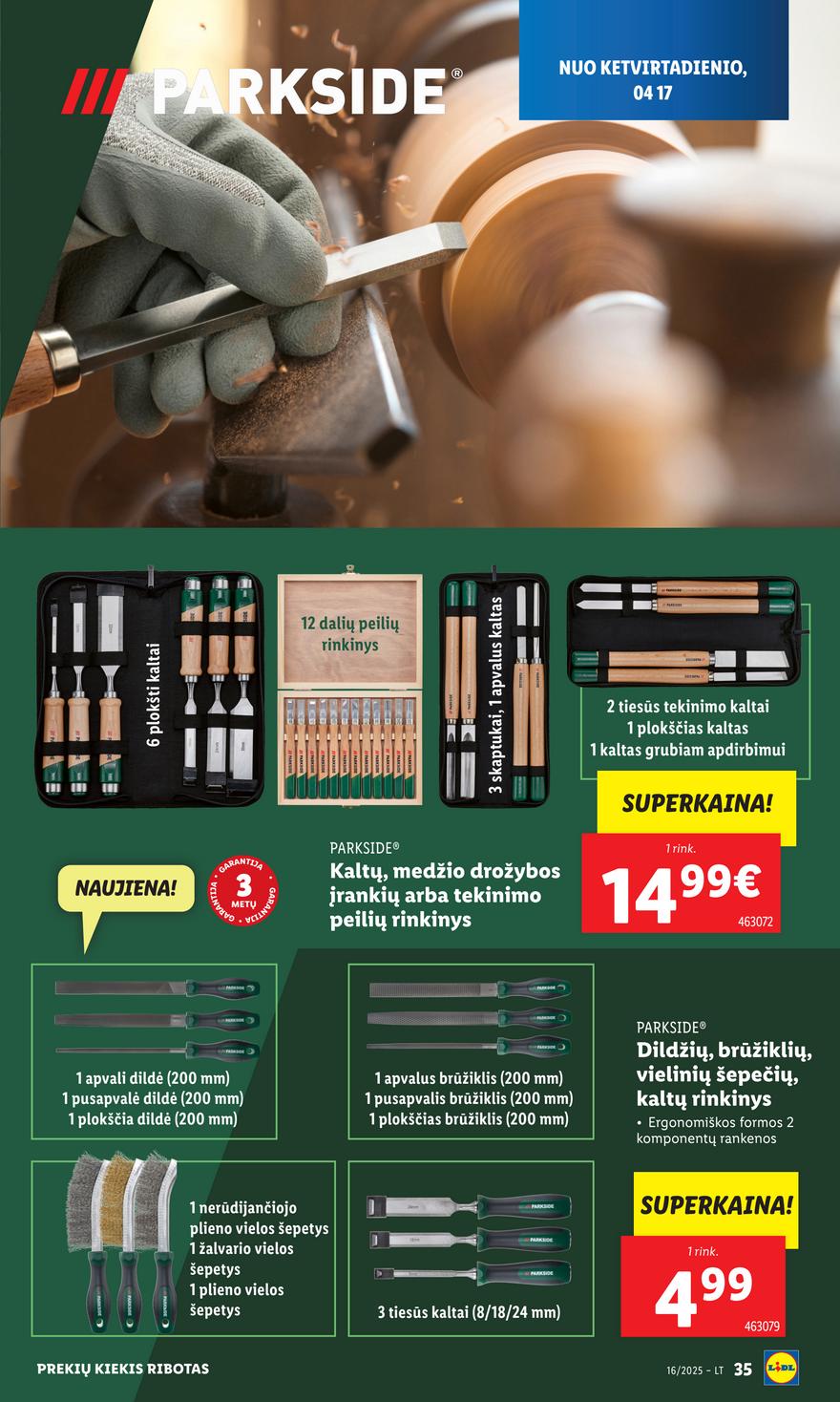 Lidl ne maisto leidinys akcijos nuo 
  2025-04-14 iki 
  2025-04-19 | Leidinukas.lt puslapis 29