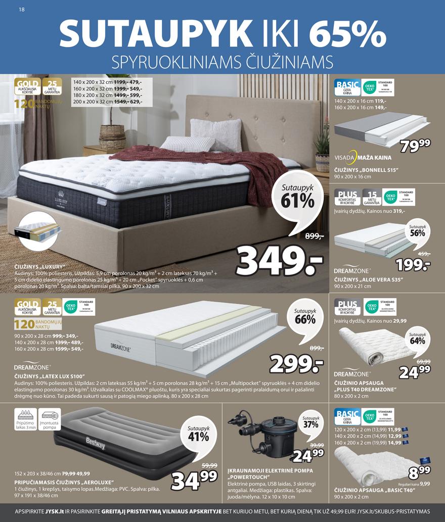 Jysk leidinys akcijos nuo 
  2025-05-13 iki 
  2025-05-26 | Leidinukas.lt puslapis 18