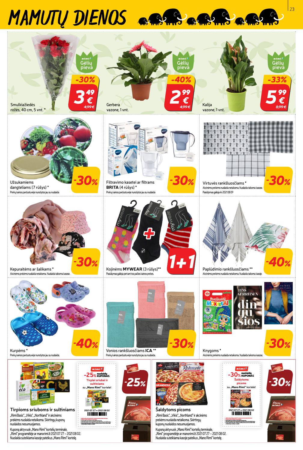 Rimi savaitinis leidinys akcijos nuo 
  2021-07-27 iki 
  2021-08-02 | Leidinukas.lt puslapis 23