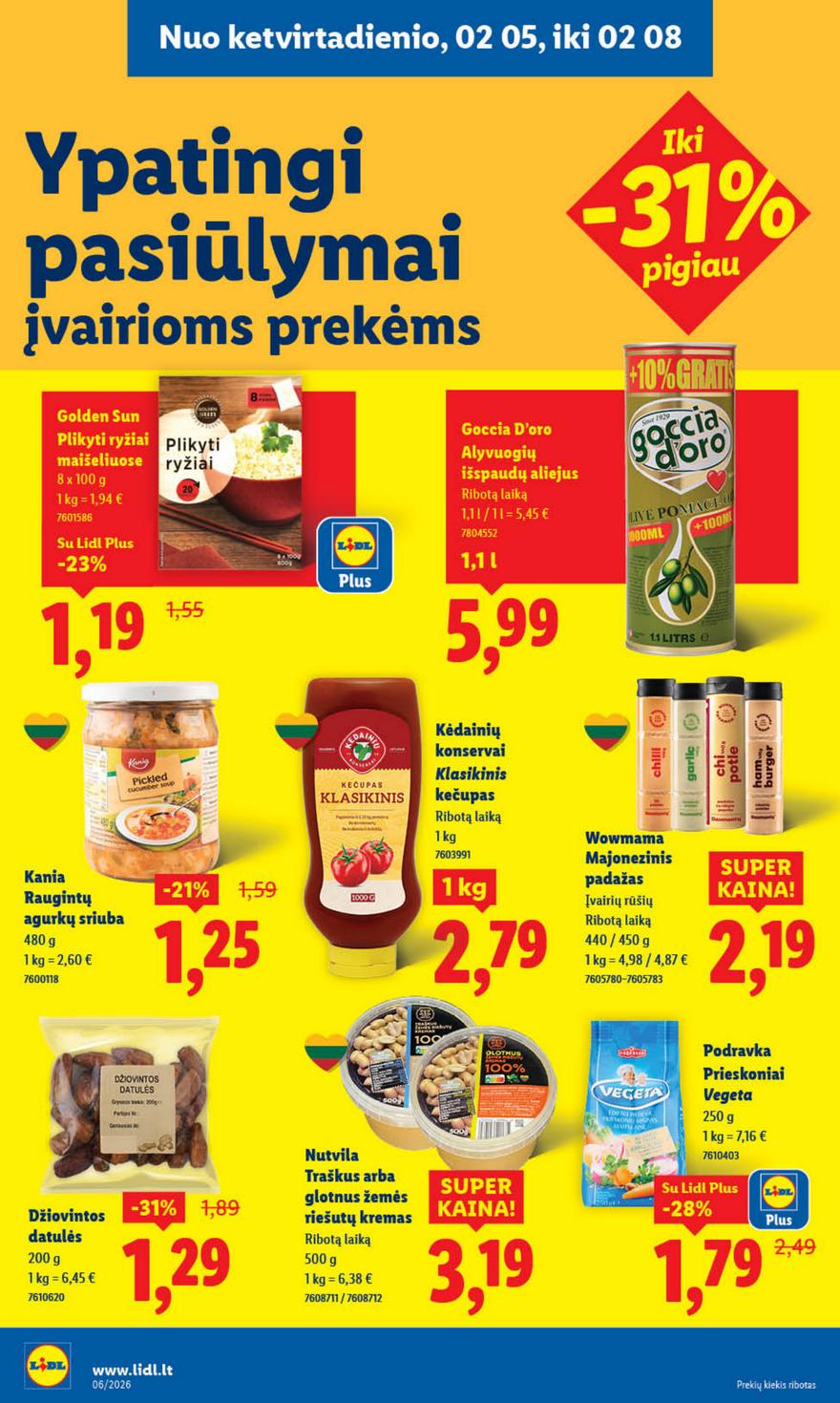 Lidl leidinys naujas akcijos nuo 
  2026-02-02 iki 
  2026-02-08 | Leidinukas.lt puslapis 32