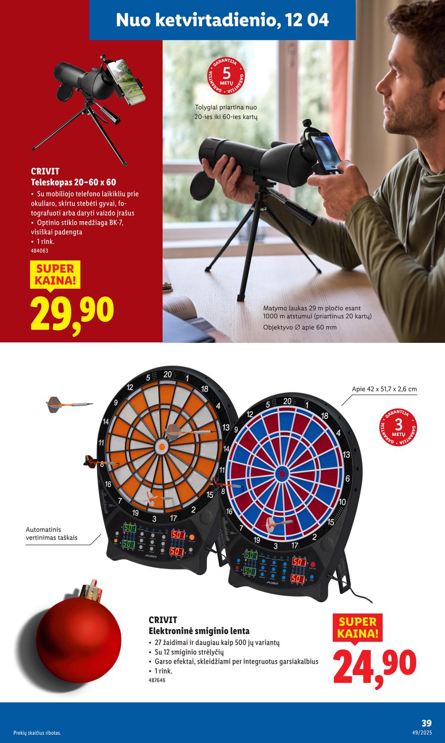Lidl leidinys akcijos nuo 
  2025-12-01 iki 
  2025-12-07 | Leidinukas.lt puslapis 39
